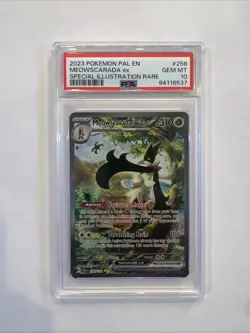 Pokemon Meowscarada EX Paldea Evolved Card 256/193 PSA 10 - Image 1