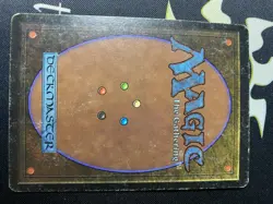 Magic The Gathering Beta Plains Basic Land Card Heavy Play Condition - Image 2