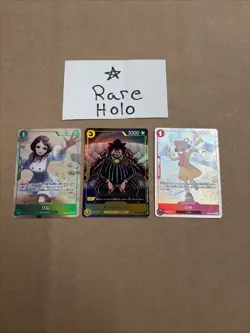 One Piece Japanese Card Lot Of 698 Holo Cards See Pics & Description - Image 4