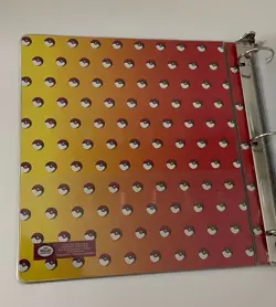 1999 Pokemon Vintage 3 Ring Binder (includes 16 9-pocket trading card pages) - Image 5