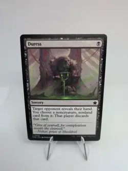 x4 MTG Duress Playset 606 Foundations Magic The Gathering 4x - Image 1