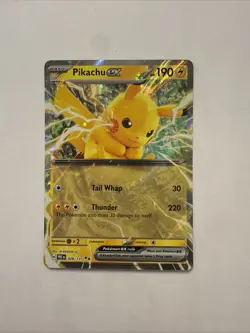 Pokemon TCG Pikachu ex 028/131 Sv: Prismatic Evolutions Holo NM Card - Image 1