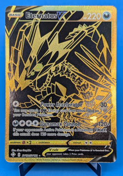 Eternatus V SV121/SV122 Pokemon TCG 2021 Shiny Holo Rare Shining Fates Near Mint - Image 1