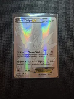 MP - Pokemon TCG Silver Dialga EX Full Art 122/119 Secret Rare XY Phantom Forces - Image 1