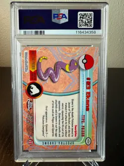 Pokemon 2000 Topps Chrome Ekans Spectra PSA 4 Very Good-Excellent #23 - Image 2