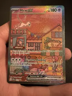 Mew ex Pokemon Scarlet and Violet Full Art Black Star Promo #053 - Lp - Image 1