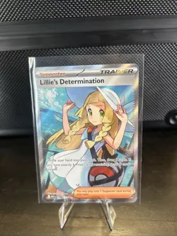 Lillie's Determination 169/132 - Full Art Trainer Mega Evolution- Pokemon TCG NM - Image 1