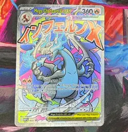 Pokemon TCG Mega Charizard X Phantasmal Flames Black Star Promo 23 NM Condition - Image 1