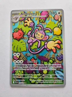 Pokemon TCG Ambipom 107/094 Phantasmal Flames Near Mint - Image 1