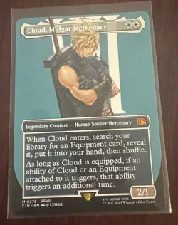 Cloud, Midgar Mercenary (Borderless) Final Fantasy Regular - Image 1