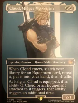 Cloud, Midgar Mercenary (Borderless) Final Fantasy Regular - Image 1
