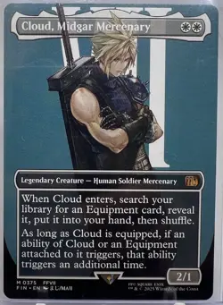 Cloud, Midgar Mercenary (Borderless) Final Fantasy Regular - Image 1