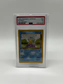 1999 Pokemon GERMAN Base Set 1ST EDITION 63 SCHIGGY PSA 5 DE SQUIRTLE - Handler! - Image 1
