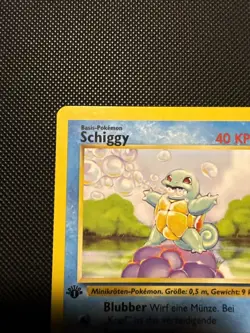 Pokemon TCG Squirtle SCHIGGY Base Set 63/102 1st Edition Common GERMAN - Image 2