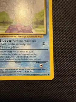 Pokemon TCG Squirtle SCHIGGY Base Set 63/102 1st Edition Common GERMAN - Image 4