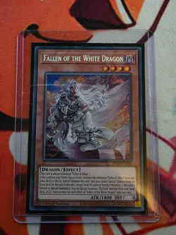 Fallen of The White Dragon Secret Rare 1st Edition Yu-Gi-Oh BPRO-EN024 - Image 1