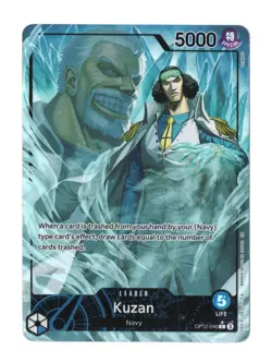 Kuzan (040) (Alternate Art) OP12-040 Legacy of the Master Foil - Image 1