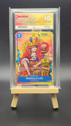 Monkey.D.Luffy (2nd Anniversary Stamped Promo) P-043 - One Piece TCG - ACE 10 - Image 1