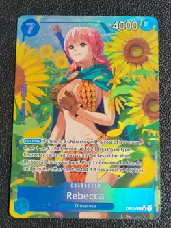 One Piece TCG Rebecca Alt Art Parallel OP10-058 Royal Blood - Image 1