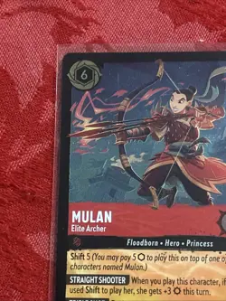 FOIL Disney Lorcana - Ursula’s Return - Mulan - Elite Archer - 114/204 FOIL - Image 3