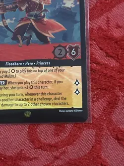 FOIL Disney Lorcana - Ursula’s Return - Mulan - Elite Archer - 114/204 FOIL - Image 5