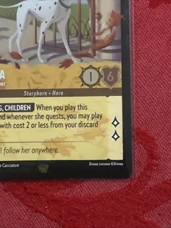 FOIL Disney Lorcana Inklands - Perdita - Devoted Mother - 15/204 Legendary FOIL - Image 5