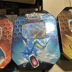 Pokemon TCG Hidden Fates Tins Charizard Gyarados Raichu ART Set of 3 Brand New - Image 3