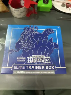 New Pokemon TCG Sword & Shield - Battle Styles - Elite Trainer Box ETB BLUE - Image 1