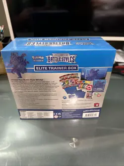 New Pokemon TCG Sword & Shield - Battle Styles - Elite Trainer Box ETB BLUE - Image 5
