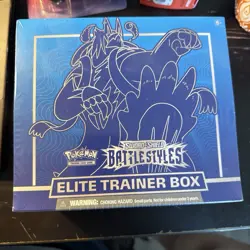 New Pokemon TCG Sword & Shield - Battle Styles - Elite Trainer Box ETB BLUE - Image 1