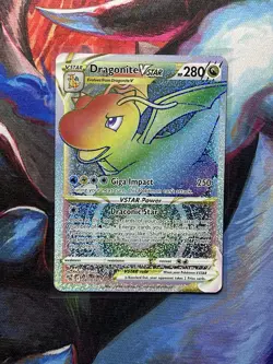 Dragonite VSTAR 081/078 Rainbow Secret Rare Card Set Pokemon GO NM - Image 1