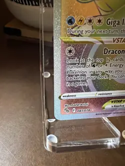 2022 Pokemon Dragonite VSTAR Secret Rare 081/078 Pokemon GO Holo Rainbow NM - Image 4