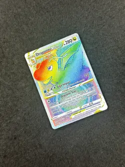 2022 Pokemon Dragonite VSTAR Secret Rare 081/078 Pokemon GO Holo Rainbow NM - Image 2