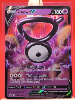 Unown V SWSH300 Sword & Shield Ultra Rare Holo Promo Pokemon Card * New * - Image 1