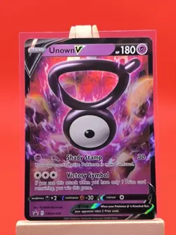 Unown V SWSH300 Sword & Shield Ultra Rare Holo Promo Pokemon Card * New * - Image 2