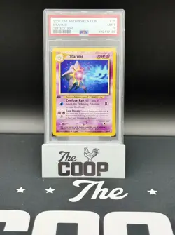Starmie 1st Edition #25 - Neo Revelation Pokemon TCG Psa 9 new slab - Image 1