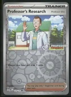 Professor's Research (2025, #123/131) - Reve Professor Program Promos NM Pokemon - Image 1