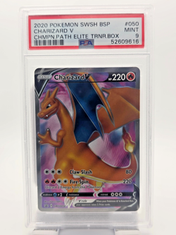 Charizard V SWSH050 SWSH: Sword & Shield Promo Cards PSA 9 - Image 1