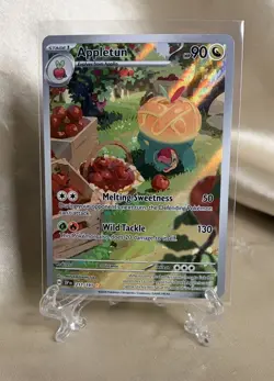 Appletun 211/191 SV08: Surging Sparks Illustration Rare Pokemon Card - Image 1