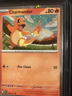 Charmander ASC 020/217 Cosmos Holo Promo SWIRL Ascended Heroes Pokemon Card - Image 1