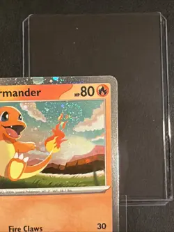 Charmander ASC 020/217 Cosmos Holo Promo SWIRL Ascended Heroes Pokemon Card - Image 4