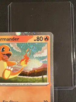 Charmander ASC 020/217 Cosmos Holo Promo SWIRL Ascended Heroes Pokemon Card - Image 5