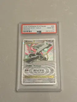 Pokemon TCG Platinum Arceus LV.X Holo Rare Card 95/99 PSA 10 (POP 22) - Image 1