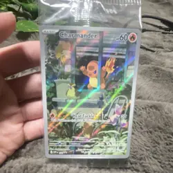 Pokemon Charmander SVP 004 SVP Black Star Promo Holo Card - Fire Basic 2023 - Image 1