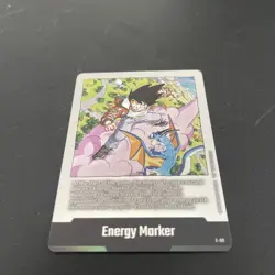 Energy Marker E-80 Silver Goku Manga Booster 02 Dragon Ball Card English - Image 1