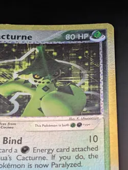[Pokemon TCG] Team Aqua's Cacturne 1/95 Team Magma vs Team Aqua Reverse Holo LP - Image 3
