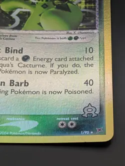 [Pokemon TCG] Team Aqua's Cacturne 1/95 Team Magma vs Team Aqua Reverse Holo LP - Image 4