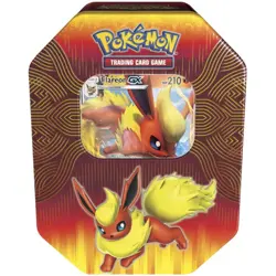 Pokemon TCG: Elemental Power Tin Featuring Flareon-GX [1st Print - Sun & Moon] - Image 1