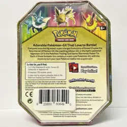 Pokemon TCG: Elemental Power Tin Vaporeon GX + 4 Packs (Sun & Moon) SEALED 820650806490 - Image 2