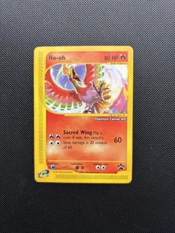 Pokemon Card Black Star Promo Ho-oh 52 Pokemon Center NY Stamped E Series WOTC - Image 1